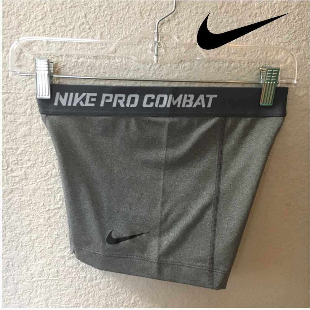 Nike PRO COMBAT DRI-FIT Gray Training Shorts